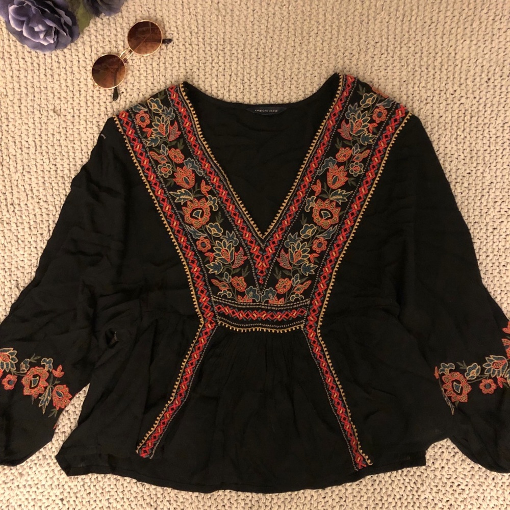 boho v neck